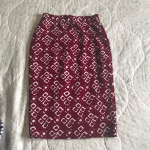 Tresics high waist stretchy pencil skirt